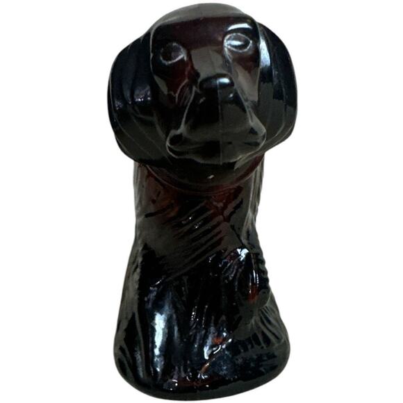 Vintage Avon Dog Brown Retriever After Shave Decanter Bottle Empty - Picture 2 of 6